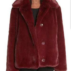 Burberry Alnswick Faux Fur Coat